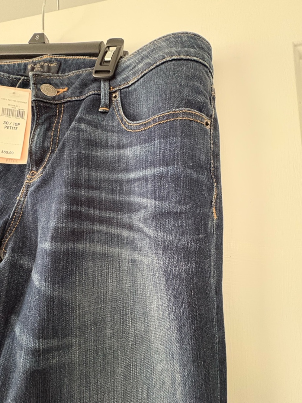 Banana Republic NWT Bootcut Jeans size 10P - Picture 4 of 9